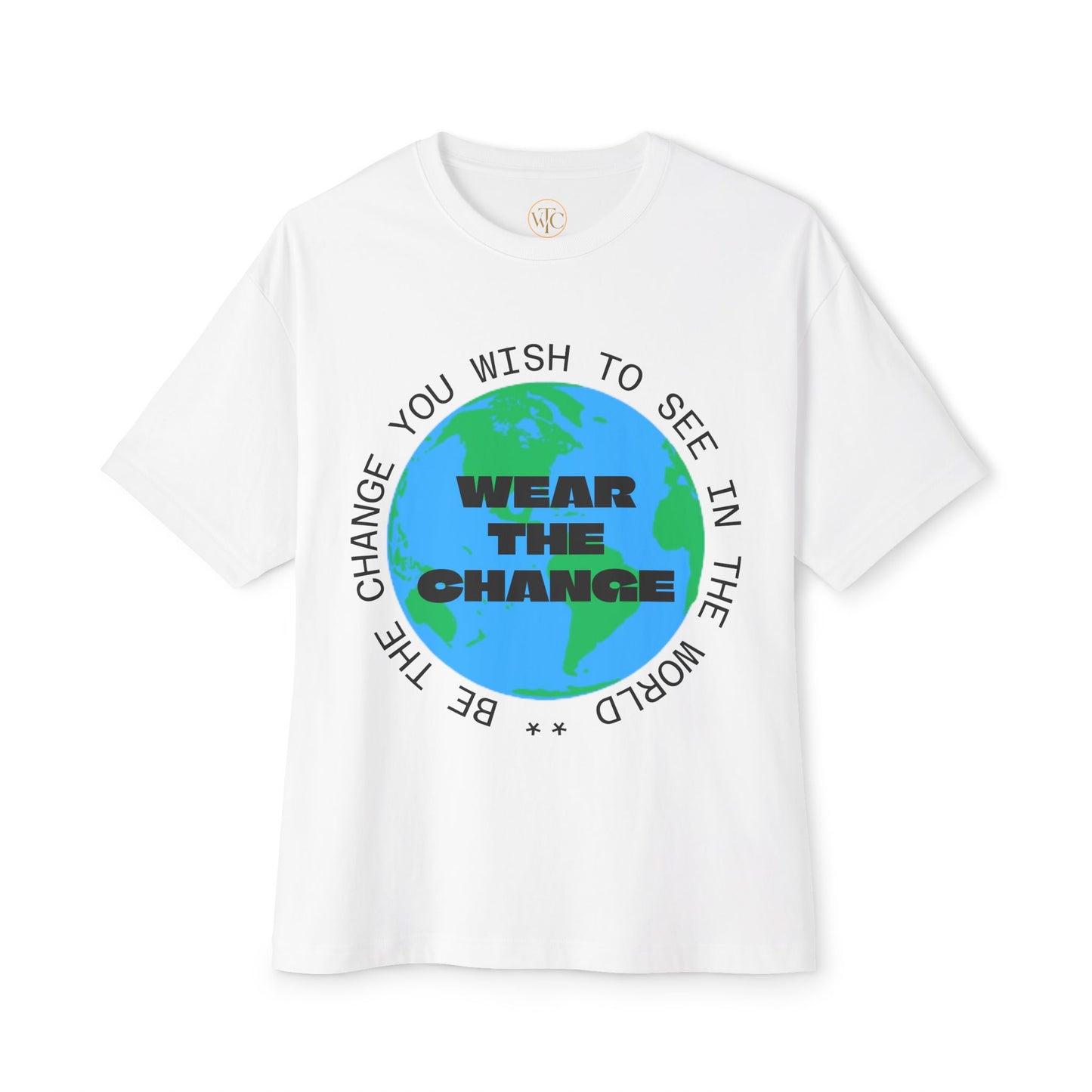 Unisex Oversized Eco-Friendly Tee, Statement T-Shirt, Casual Wear, Gift for Activists, Earth Day, Inspirational Fashion
