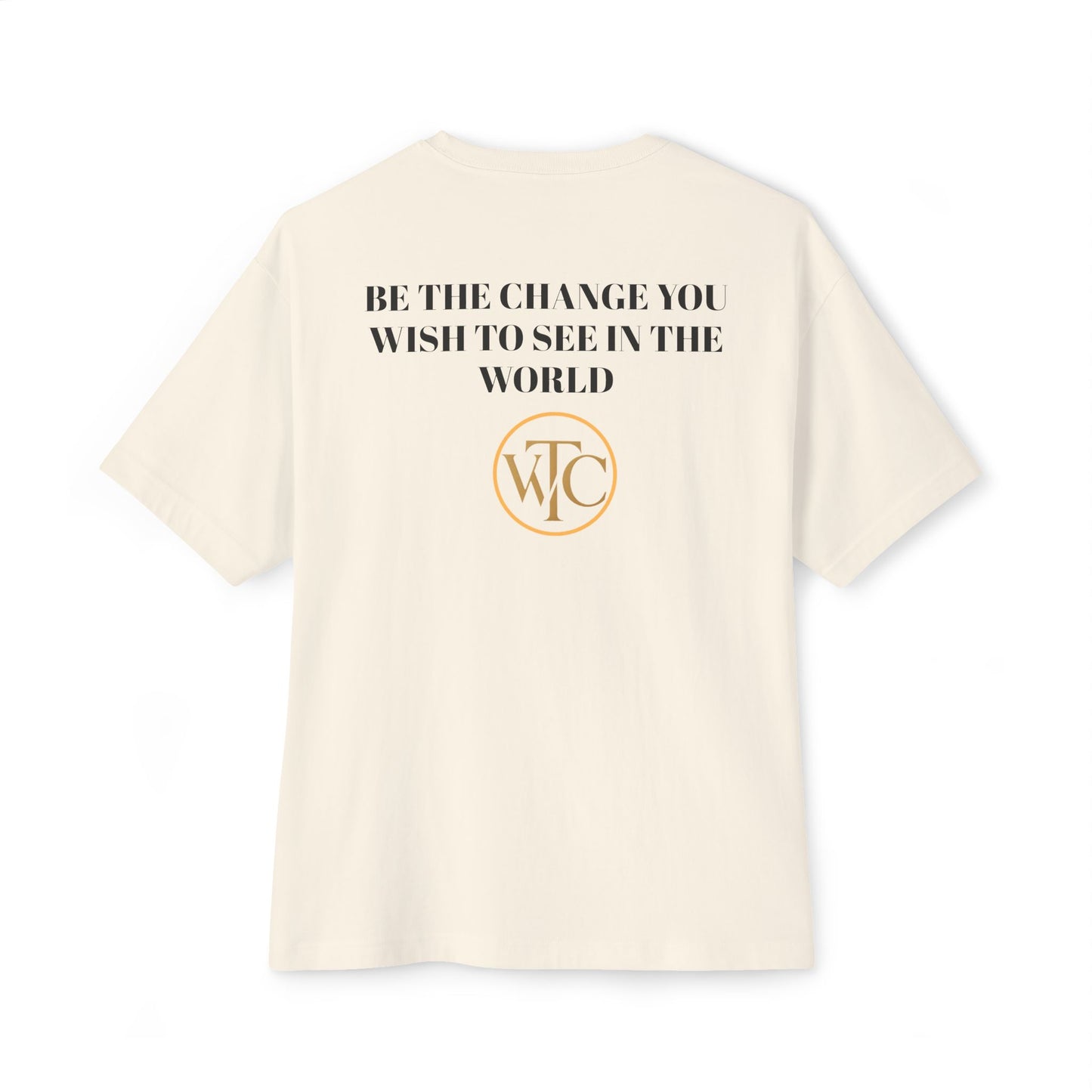 Unisex Oversized Eco-Friendly Tee, Statement T-Shirt, Casual Wear, Gift for Activists, Earth Day, Inspirational Fashion