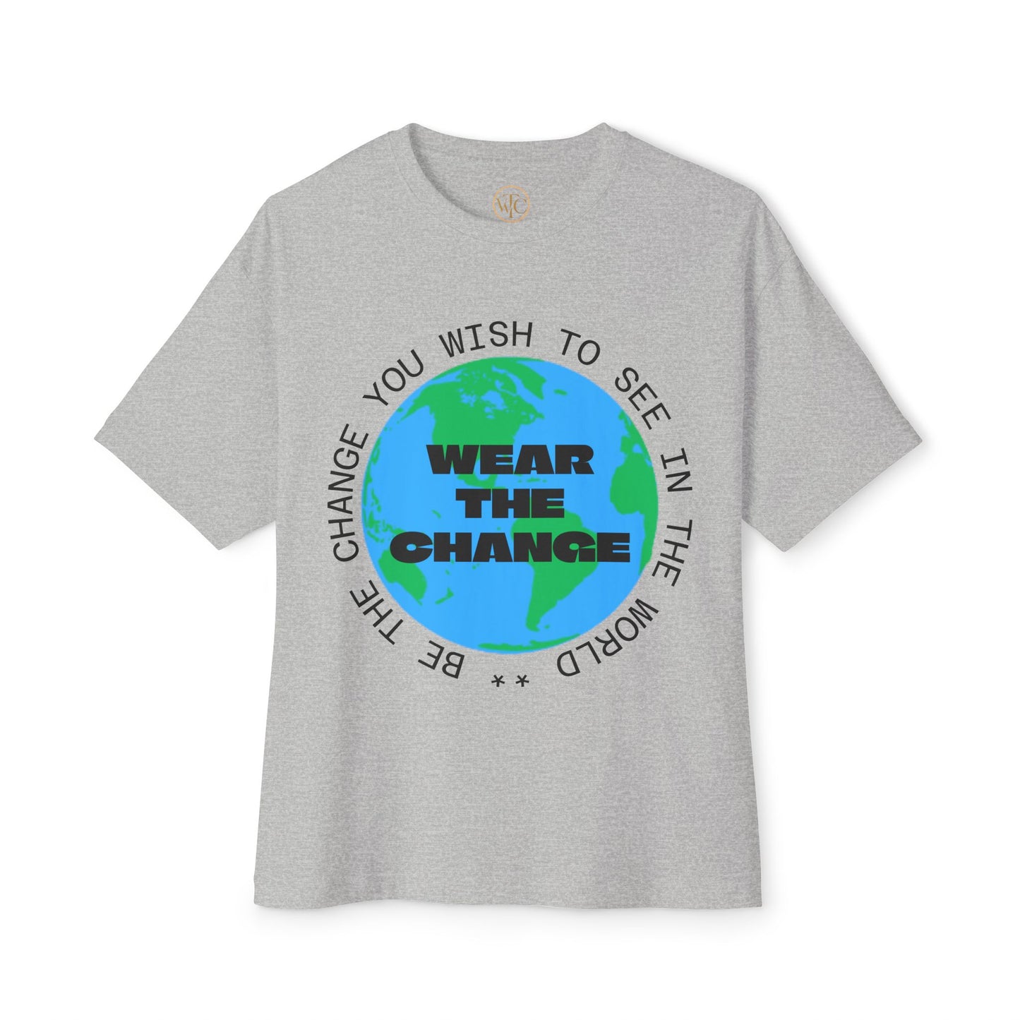 Unisex Oversized Eco-Friendly Tee, Statement T-Shirt, Casual Wear, Gift for Activists, Earth Day, Inspirational Fashion