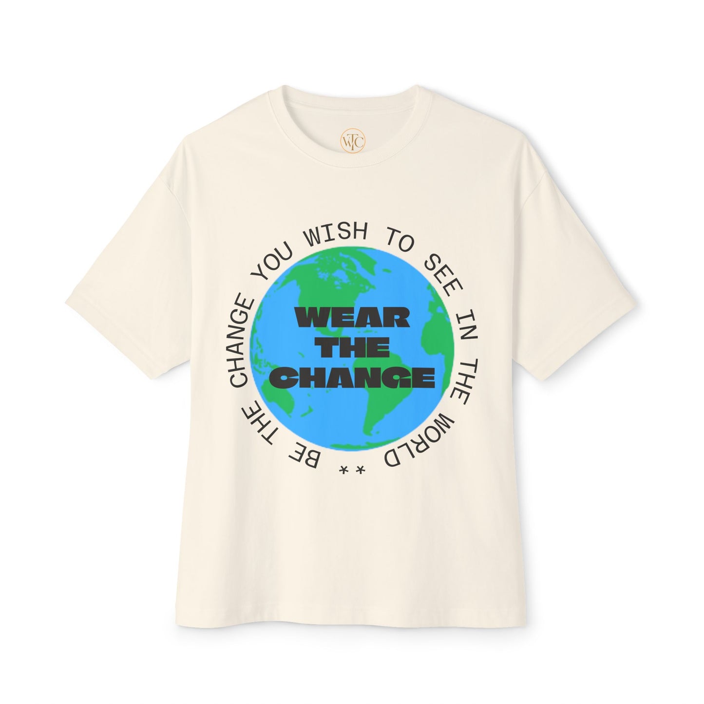 Unisex Oversized Eco-Friendly Tee, Statement T-Shirt, Casual Wear, Gift for Activists, Earth Day, Inspirational Fashion