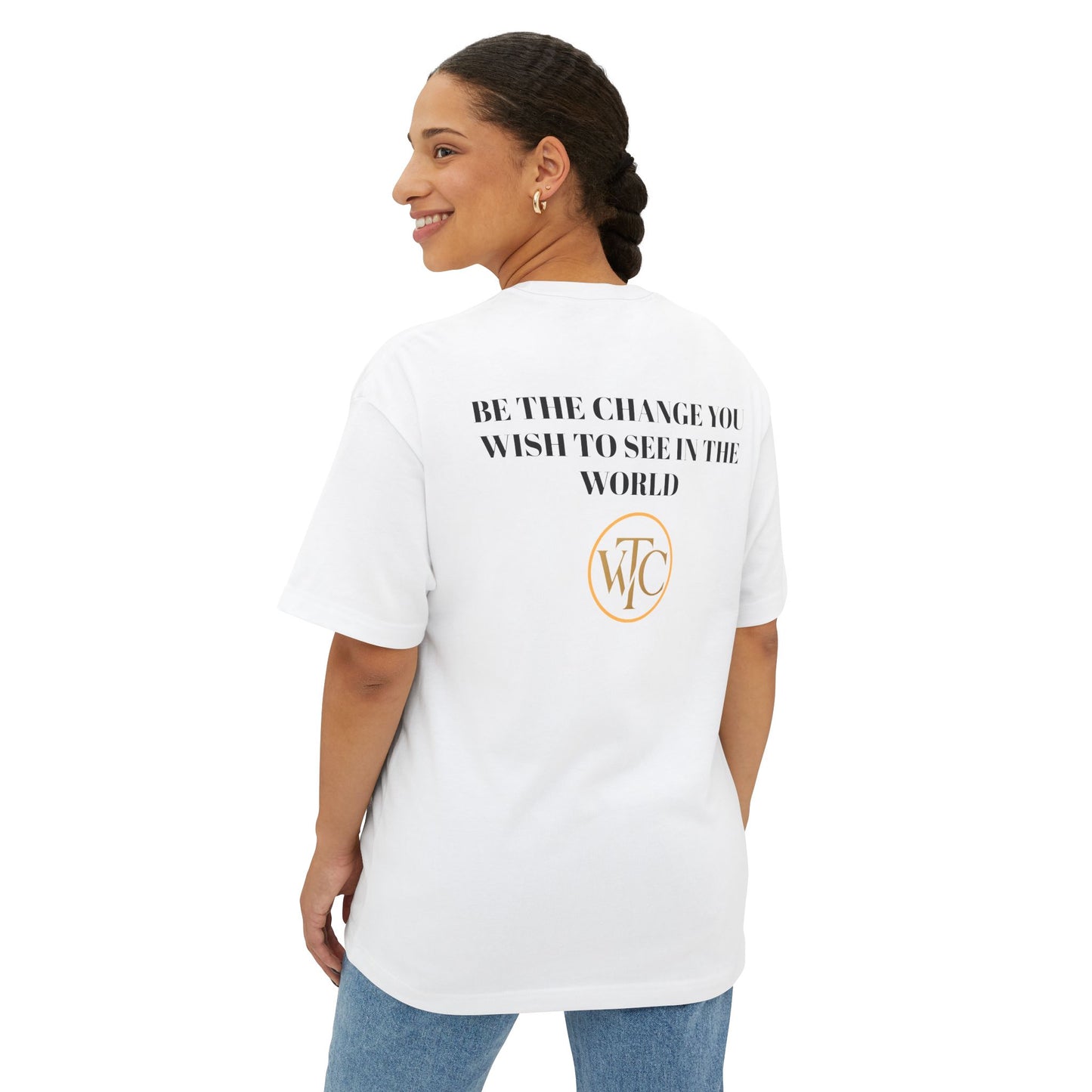 Unisex Oversized Eco-Friendly Tee, Statement T-Shirt, Casual Wear, Gift for Activists, Earth Day, Inspirational Fashion